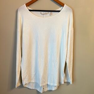 Soft Surroundings White Long Sleeve Blouse